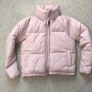 Soft pink Express puffer